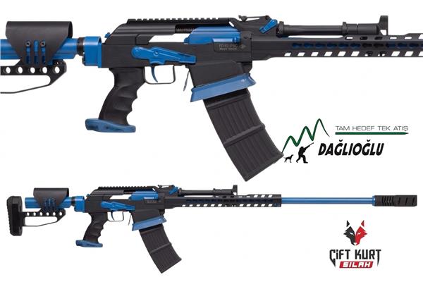 Dağlıoğlu FD 63 IPSC Şarjörlü Yarı Otomatik Av Tüfeği | Çift Kurt Silah