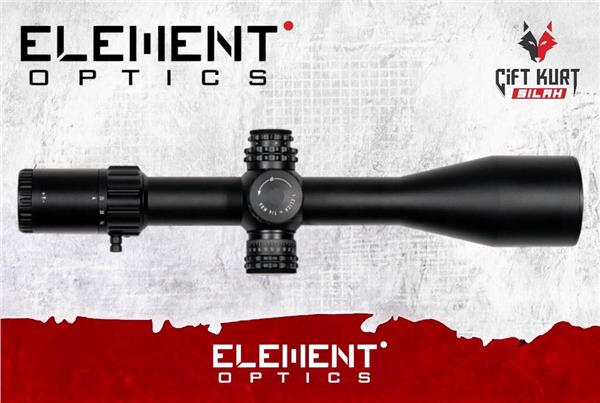 Element Optics Titan 5-25x56 FFP APR-1C MRAD Tüfek Dürbünü | Çift Kurt Silah