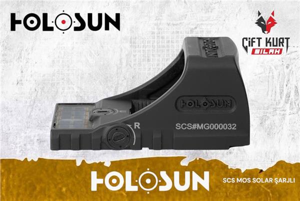 Holosun SCS MOS Solar Şarjlı Green Dot (2&32 MOA)
