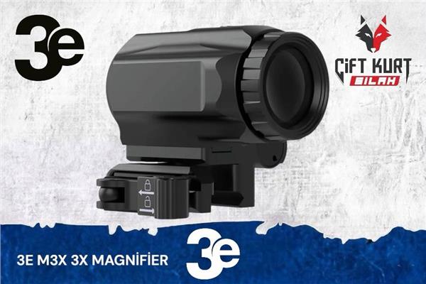 3E M3X 3X Magnifier Büyüteç (Siyah)