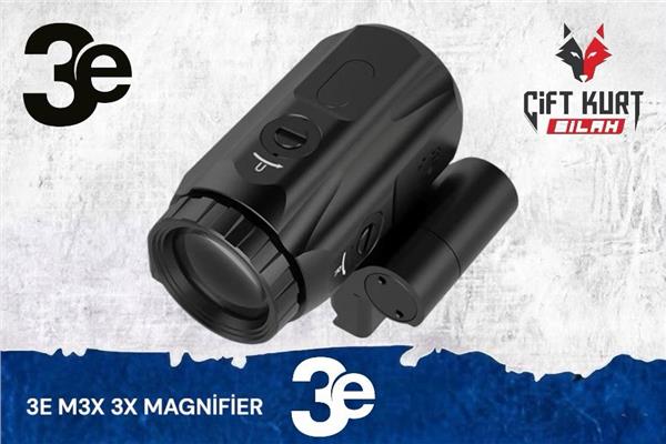 3E M3X 3X Magnifier Büyüteç (Siyah)