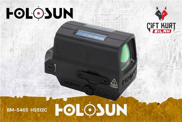 Holosun HS512C Kapalı Solar Red Dot Nişangah 