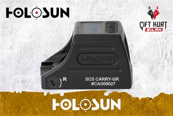 Holosun SCS Carry Solar Şarjlı Green Dot (2 & 32 MOA)