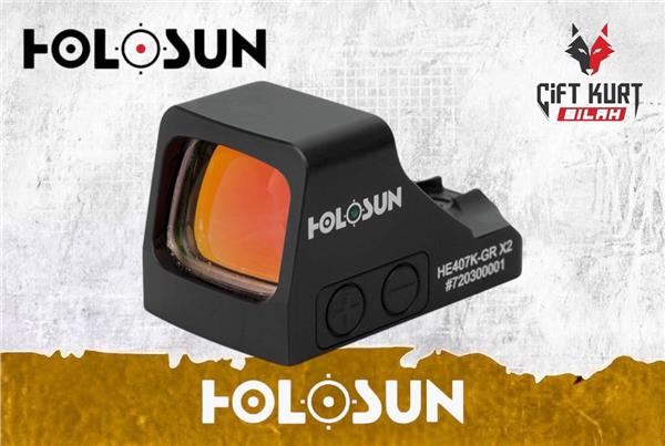 Holosun HE407K-GR X2 (6 MOA) Green Dot 