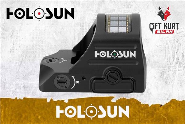 Holosun HE407C-GR X2 Solar Green Dot (2 MOA) 