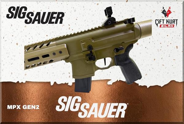 Sig Sauer MPX Çöl 4.5mm CO2 Havalı Tüfek Yarı Otomatik 