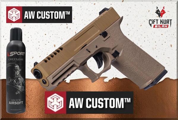 Cybergun AW VX7101 TAN Green Gas Blowback 