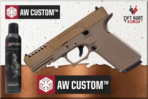 Cybergun AW VX7101 TAN Green Gas Blowback 