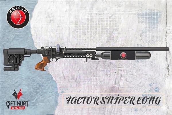 HATSAN FACTOR SNİPER LONG 6.35MM PCP HAVALI TÜFEK
