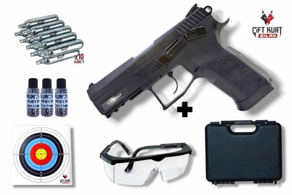 ASG CZ75 P-07 Duty Blowback Havalı Tabanca Set