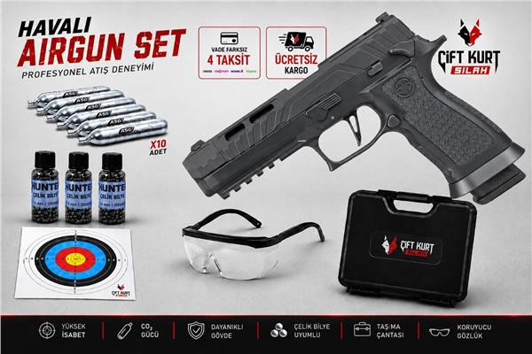 Sig Sauer P320 XCOMPACT SPECTRE Blowback Havalı Tabanca Set