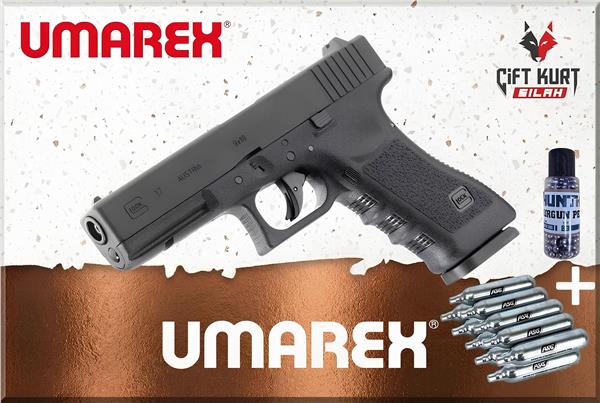 Umarex Glock 17 Deluxe Çift Mühimmat (BB+Pellet) 