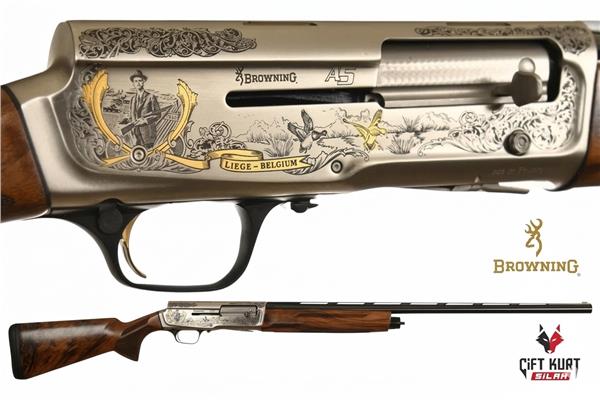BROWNING A5 Limited Edition GR4 135. Yıl Yarı Otomatik Av Tüfeği | Çift Kurt Silah