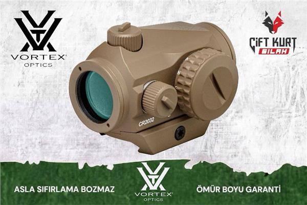 Vortex Crossfire Red Dot 2 MOA (TAN) | Kesin İsabet, Sınırsız Garanti - Çiftkurt Silah
