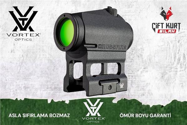 Vortex Crossfire 2 MOA Green Dot Nişangah | Ömür Boyu Garantili - Çiftkurt Silah