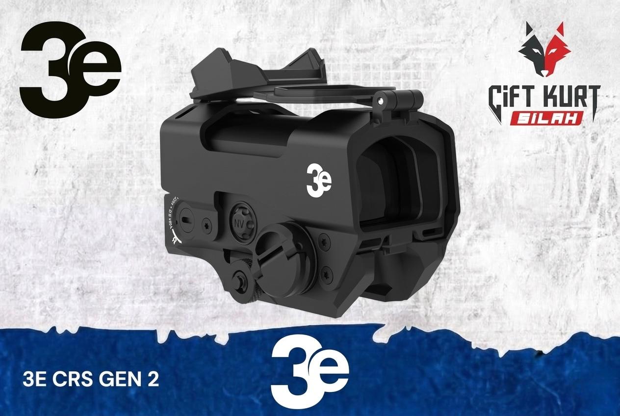3E CRS Gen II Kapalı Refleks Nişangah (Siyah) | Çiftkurt Silah