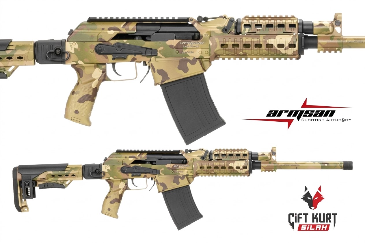 Armsan Armtac RS-S1 Camo Multicam Şarjörlü Av Tüfeği | Çift Kurt Silah