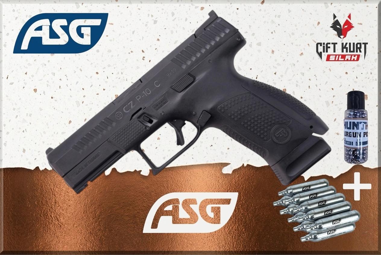 ASG CZ P-10C CO2 Airsoft Tabanca Siyah (19592) | Çiftkurt Silah