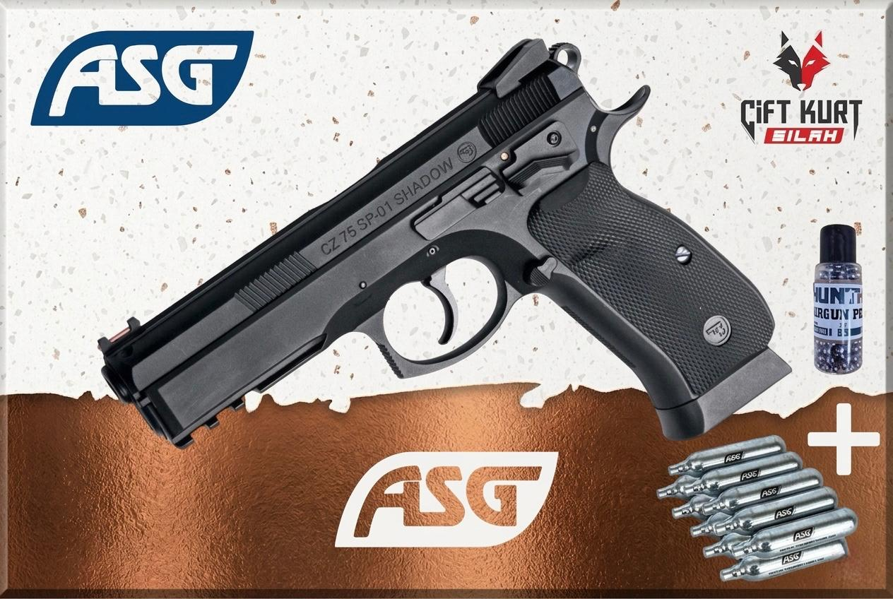 ASG CZ SP-01 Shadow Blowback Havalı Tabanca | Çift Kurt Silah