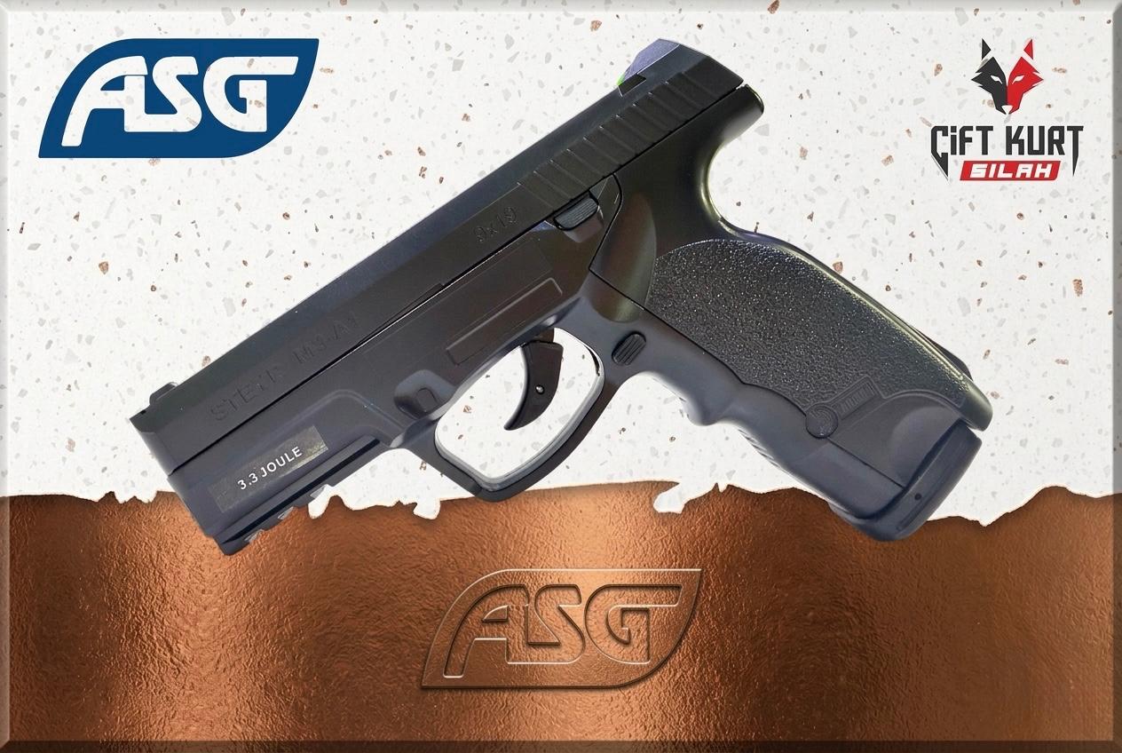 ASG Steyr M9-A1 Siyah Havalı Tabanca | Çift Kurt Silah
