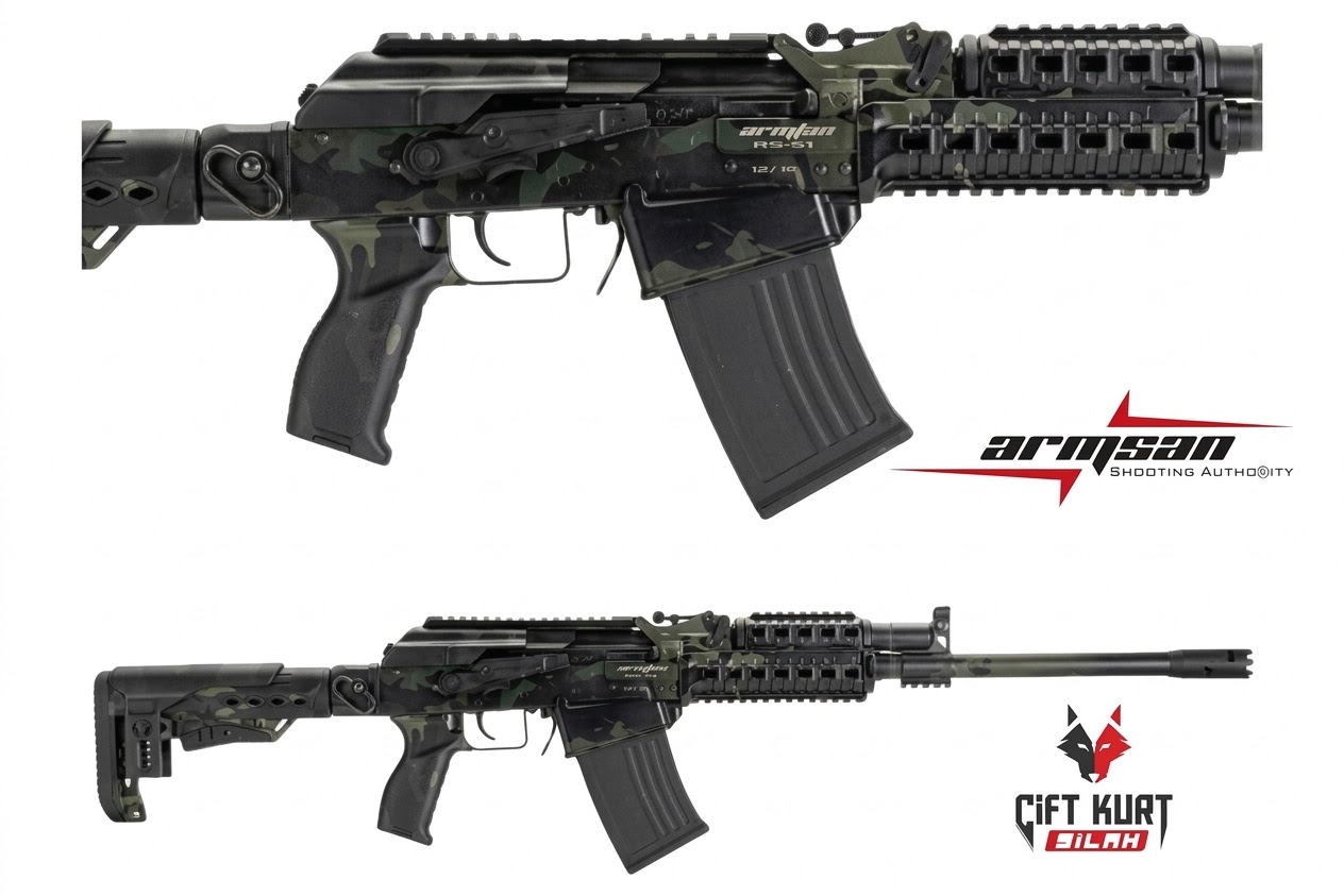 Armsan Armtac RS-S1 Camo Multicam Black Şarjörlü Av Tüfeği | Çiftkurt Silah