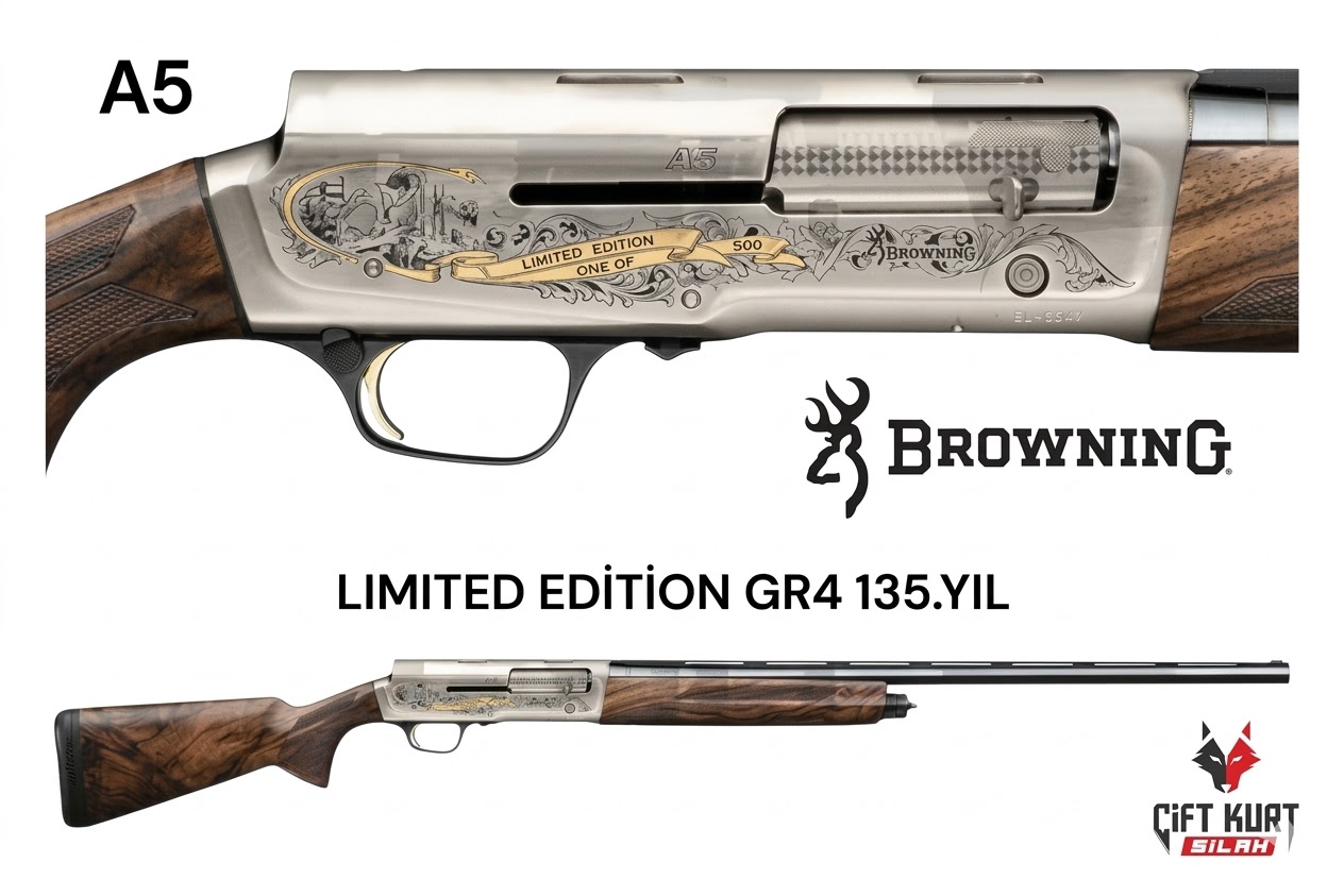 BROWNING A5 LIMITED EDITION GR4 YARI OTOMATİK AV TÜFEĞİ