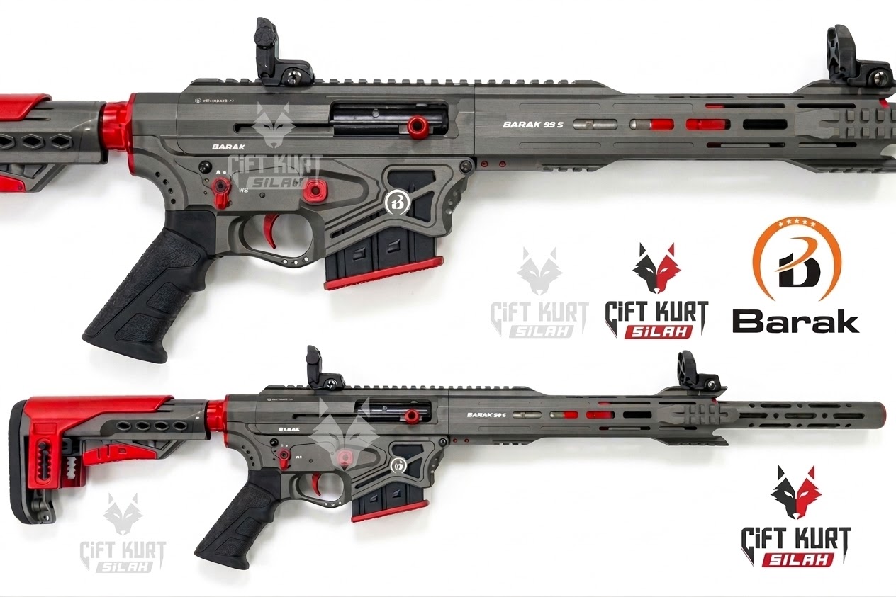 Barak 99 S Tungsten-Puma Şarjörlü Yarı Otomatik Taktik Av Tüfeği