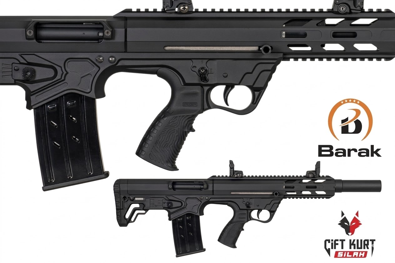 Barak 99 X Siyah Bullpup Şarjörlü Otomatik Yivsiz Av Tüfeği