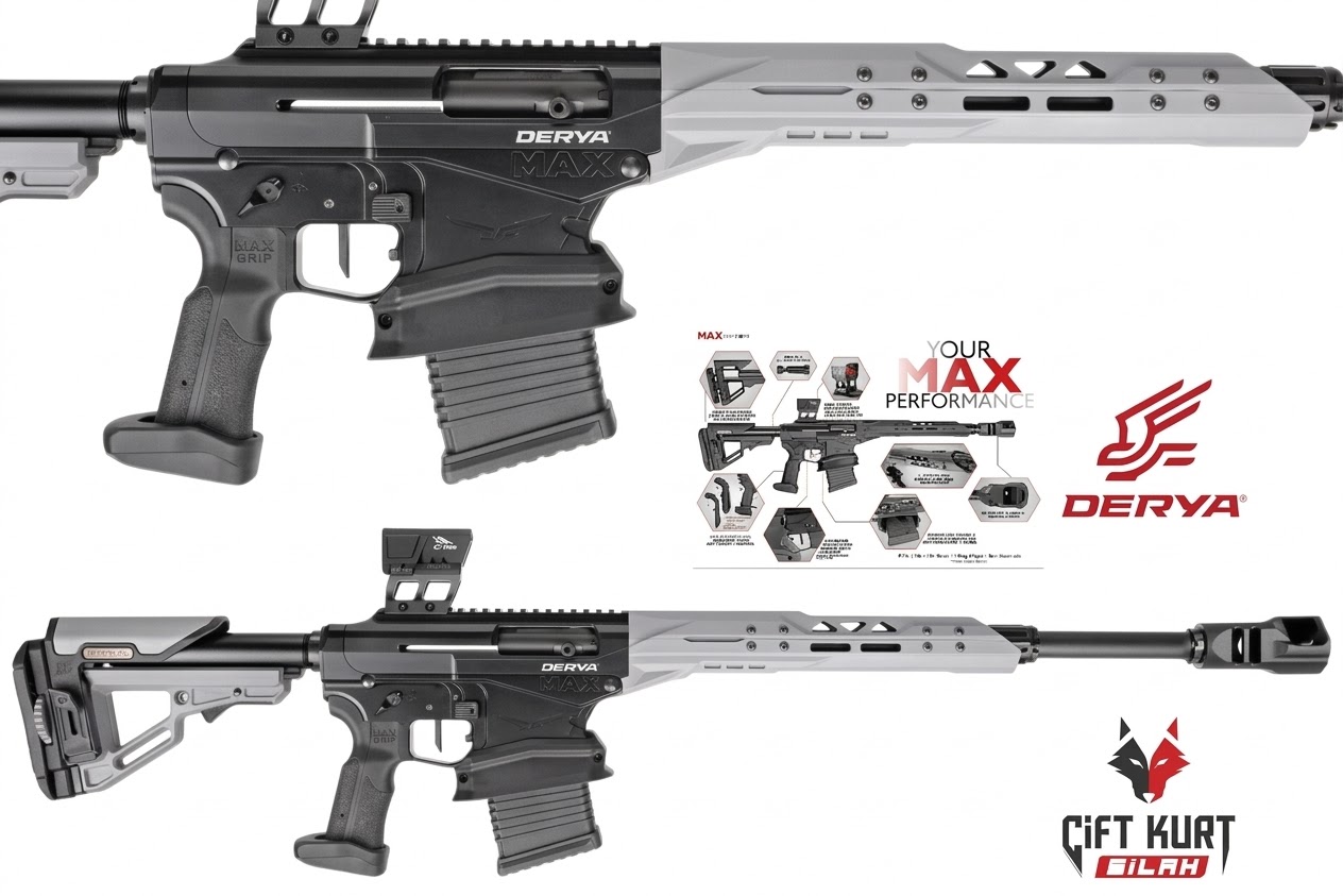 Derya MAX F-5010 IPSC Yarı Otomatik Şarjörlü Tüfek | Çift Kurt Silah