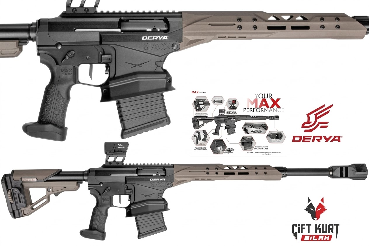 Derya MAX F-5011 IPSC Yarı Otomatik Atış Tüfeği | Çift Kurt Silah