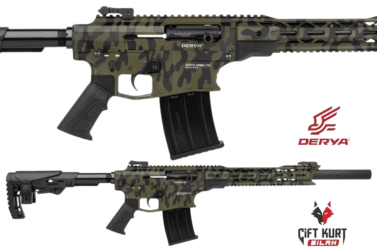 Derya MK-12 AS-155K Şarjörlü Yivsiz Av Tüfeği | Çiftkurt Silah