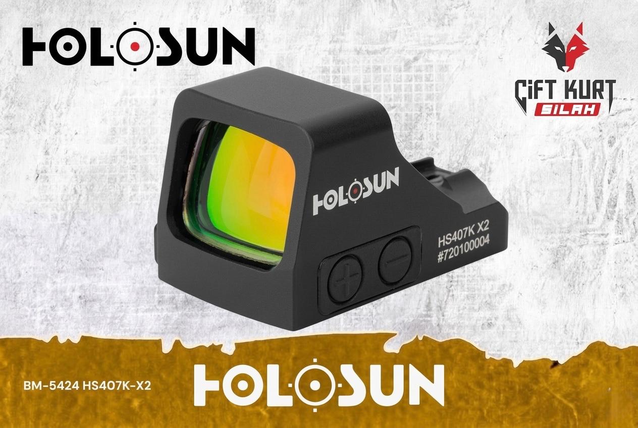 Holosun HS407K X2 6 MOA Red Dot | Çiftkurt Silah 