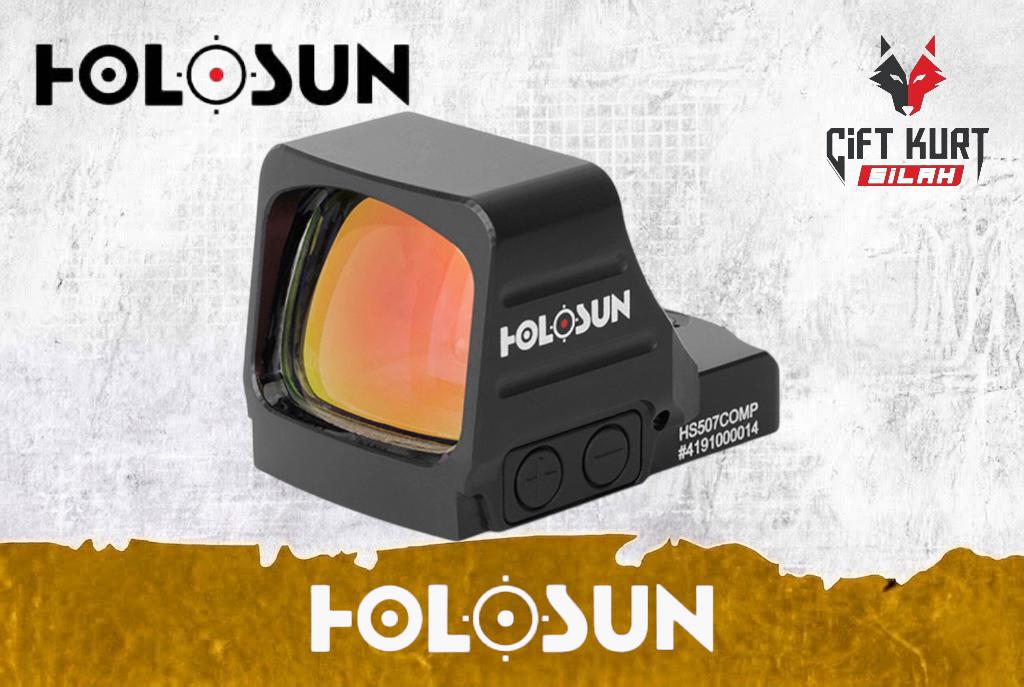 Holosun HS507COMP CRS (2 MOA Dot & 8/20/32 MOA Circle Reticle) | Çiftkurt Silah