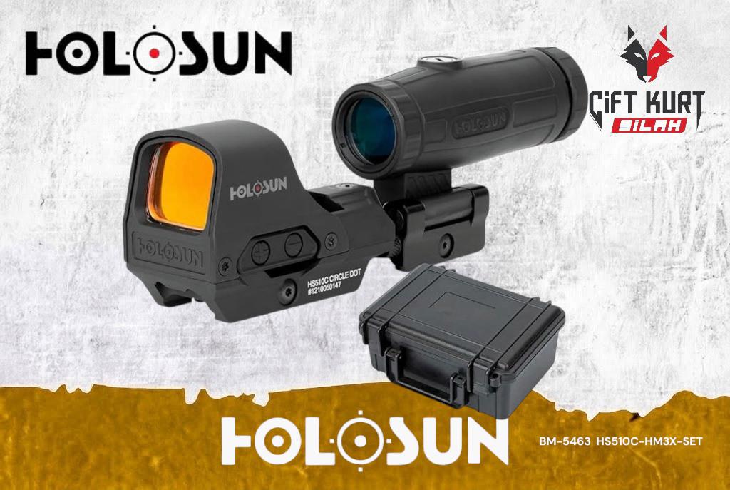 Holosun HS510C & HM3X Magnifier Seti | Taktik Optikte Zirve - Çiftkurt Silah