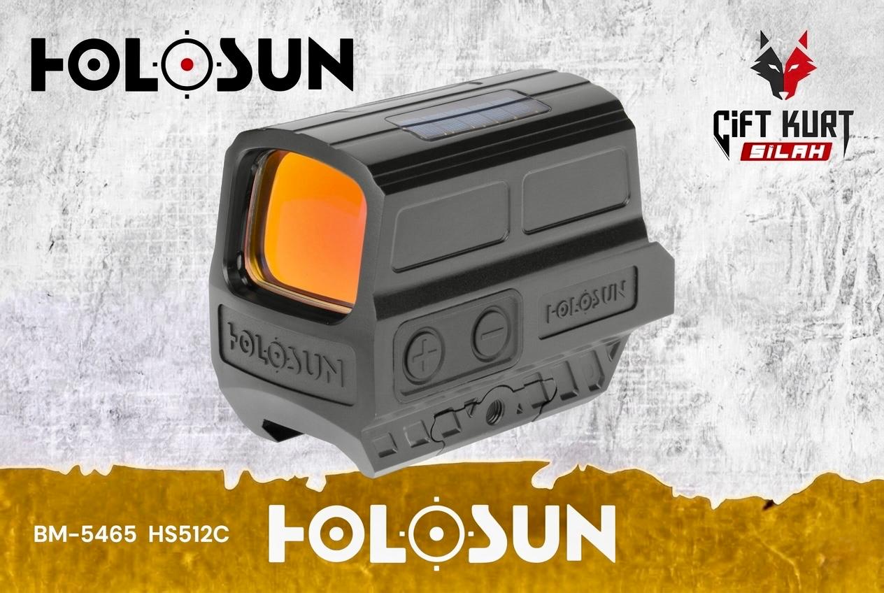 Holosun HS512C Kapalı Solar Red Dot Nişangah | Çiftkurt Silah