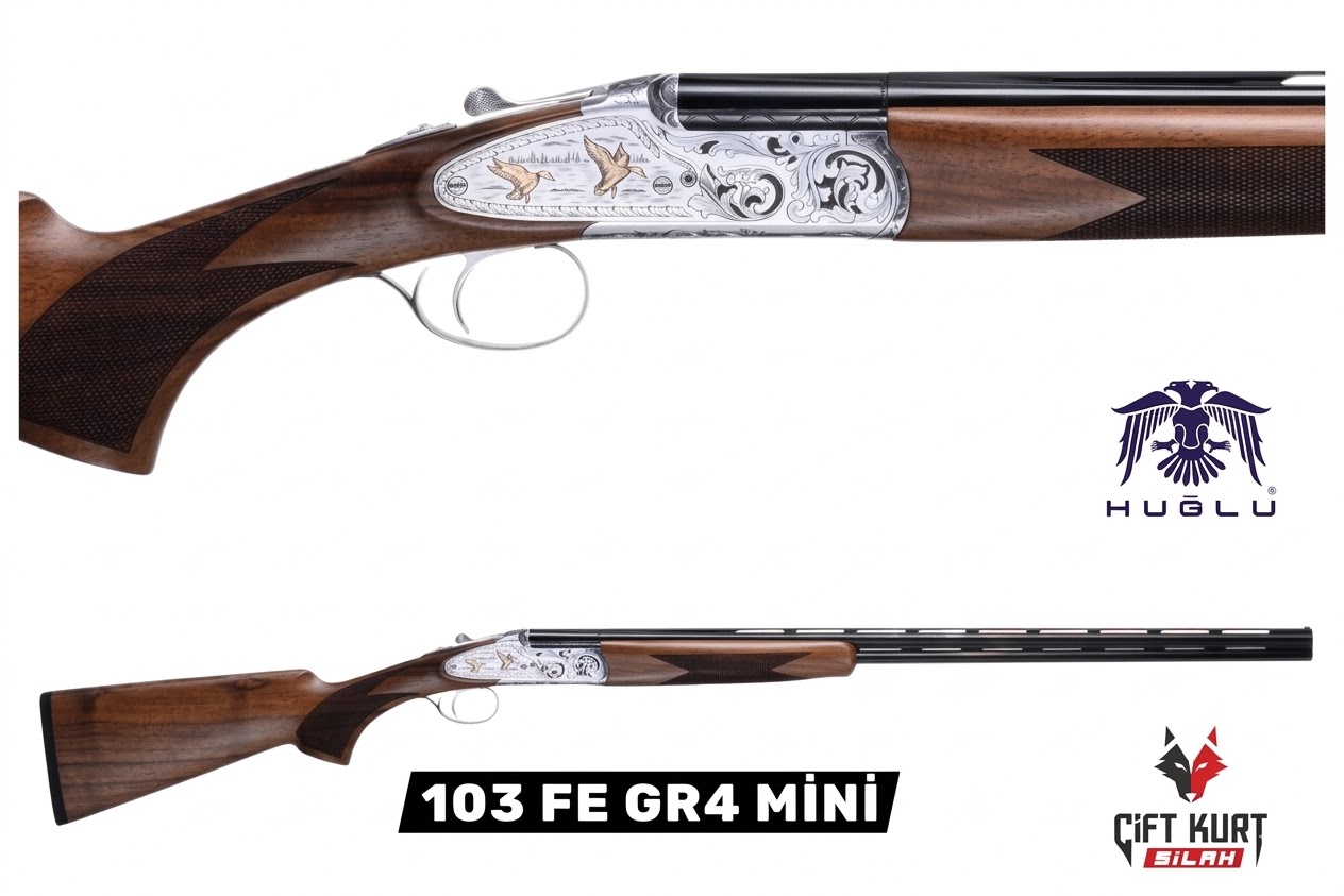 Huğlu 103 FE GR4 MİNİ Süperpoze Tek Tetik Ejektörlü Av Tüfeği