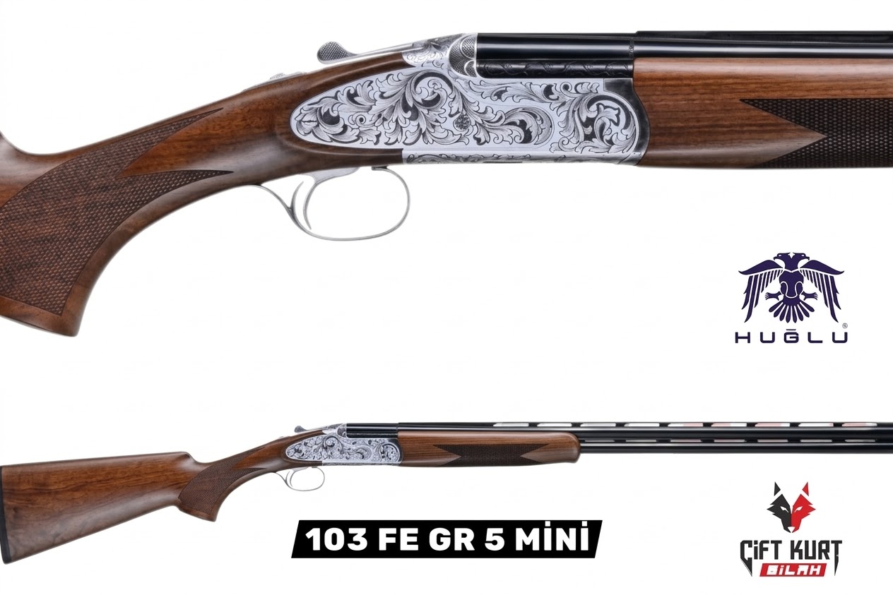 Huğlu 103 FE GR5 MİNİ Süperpoze Tek Tetik Ejektörlü Av Tüfeği