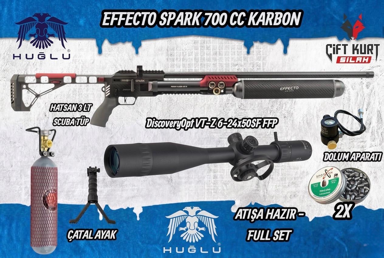 DEV KAMPANYA! Huğlu Effecto Spark CR 700 PCP Seti | Atışa Hazır