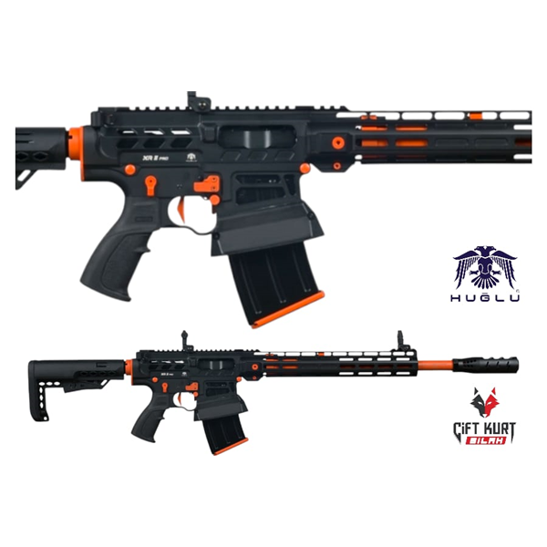 Huğlu XR 8 PRO ORANGE 12 Şarjörlü Yarı Otomatik Orange Av Tüfeği