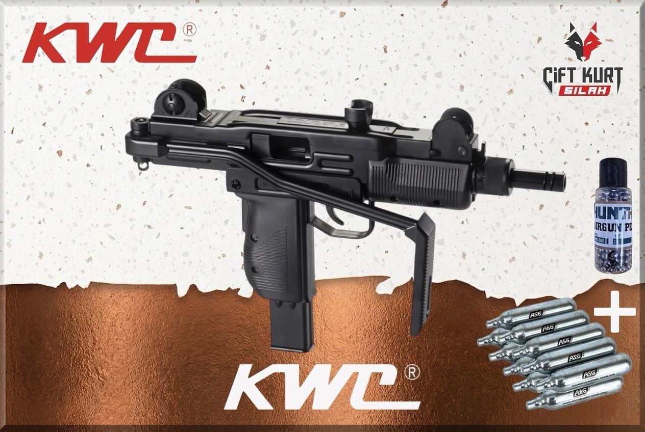 KWC Uzi Blowback Havalı Tabanca (Tam Otomatik / Full Metal) | Çift Kurt Silah