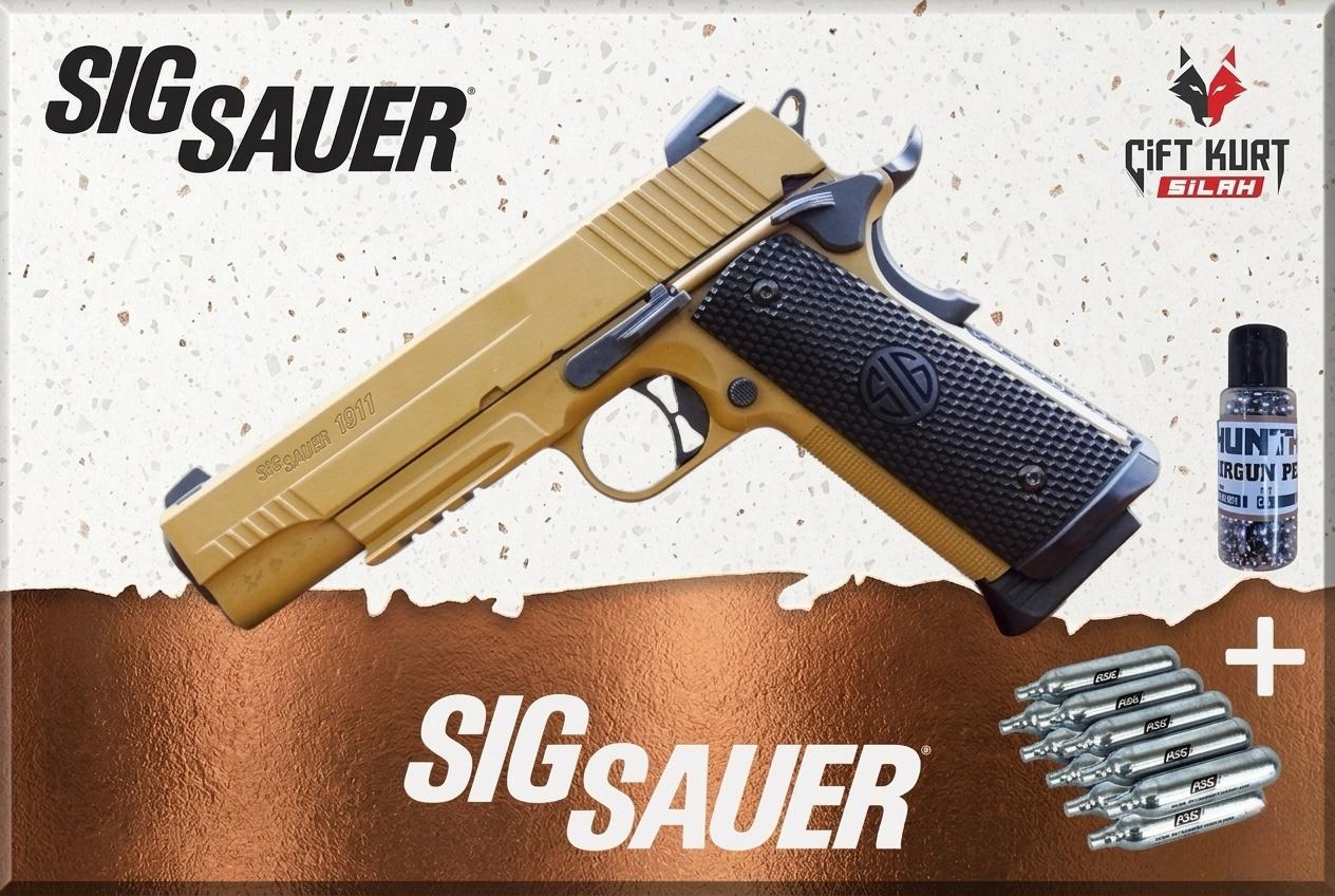 SIG Sauer 1911 Emperor Scorpion Havalı Tabanca | Hediyeli Set | Çift Kurt Silah