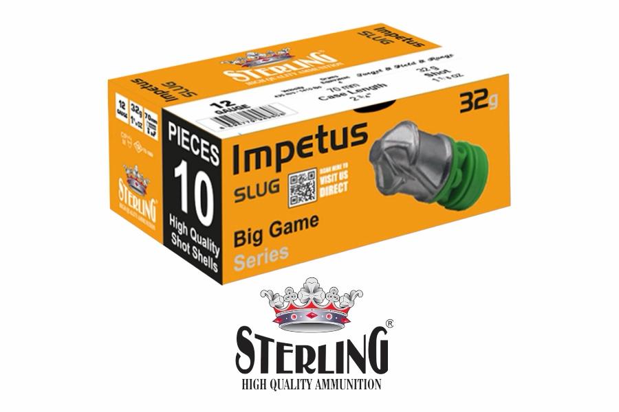 STERLİNG 12 CAL 32 GR IMPETUS TEK KURŞUN KOLİ BAZLI AV FİŞEKLERİ