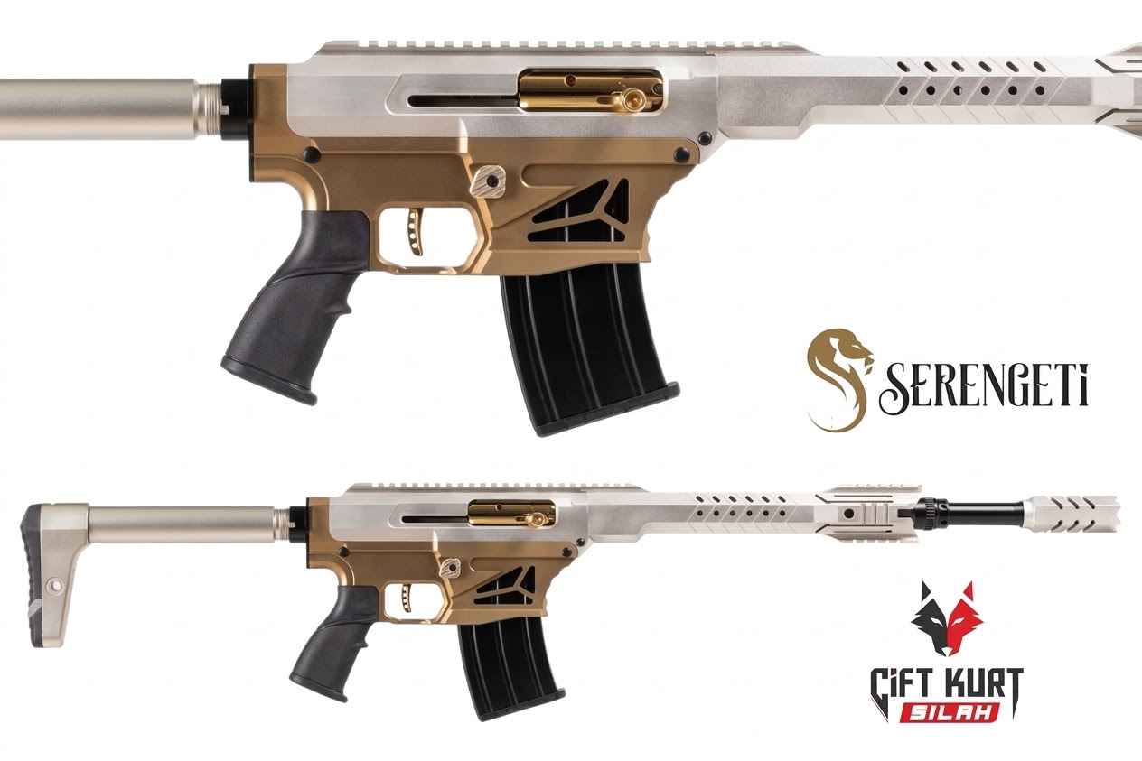 Serengeti LEGION-120 Gold Şarjörlü Yarı Otomatik Av Tüfeği | Çift Kurt Silah