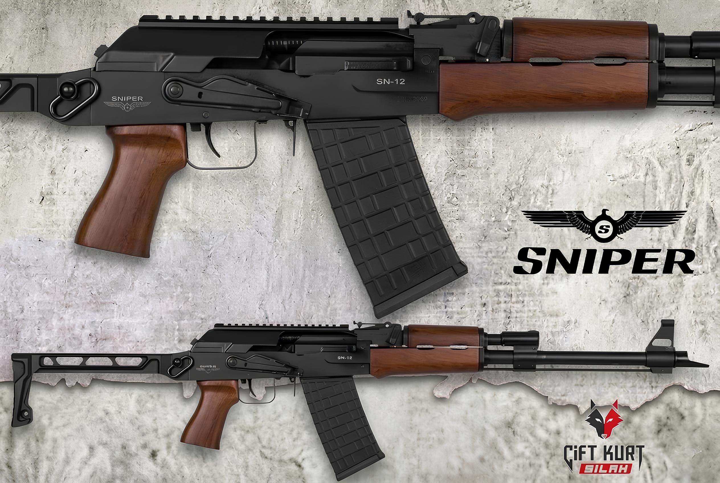 Sniper SN-12 Pro Ahşap Şarjörlü Av Tüfeği | Çiftkurt Silah