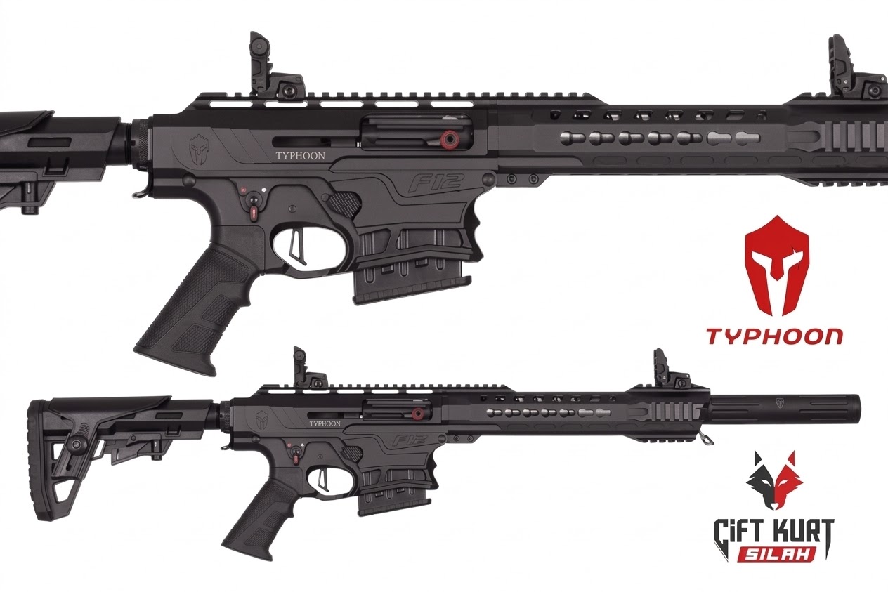 Typhoon F12 Şarjörlü Yarı Otomatik Black Av Tüfeği