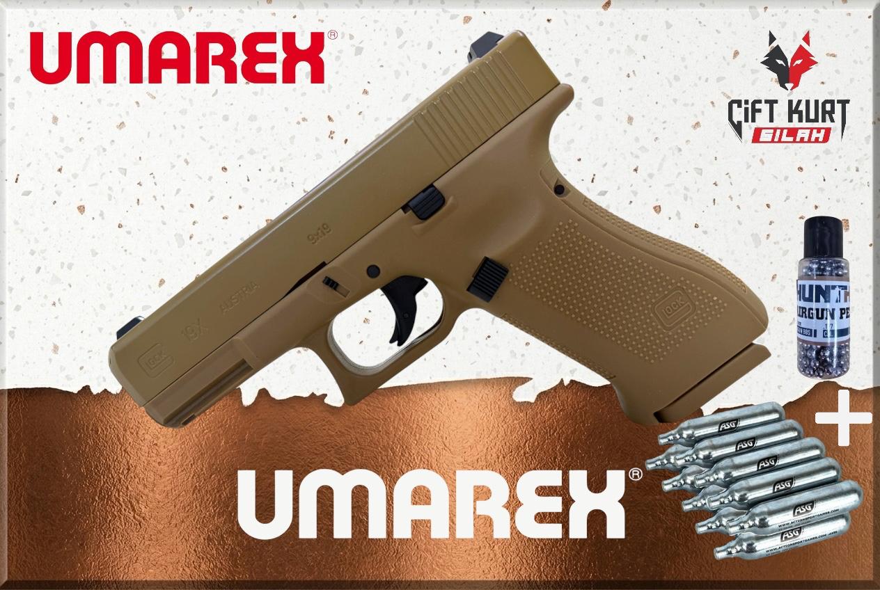 Umarex Glock 19X 4.5mm Non-Blowback Havalı Tabanca | Kampanya - Çiftkurt Silah