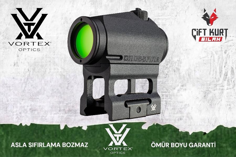 Vortex Crossfire 2 MOA Green Dot Nişangah | Ömür Boyu Garantili - Çiftkurt Silah