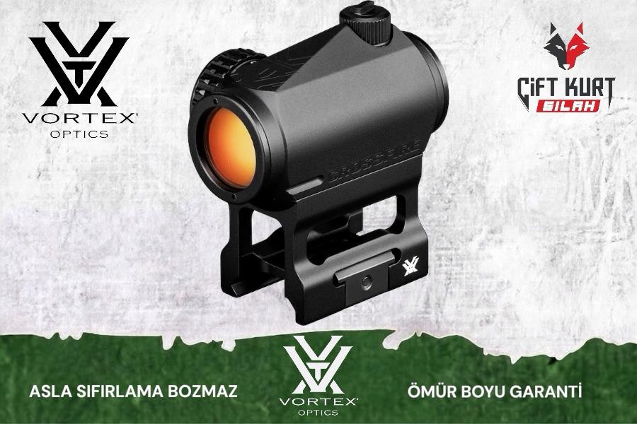 Vortex Crossfire Red Dot 2 MOA: Kesin İsabet ve Hızlı Hedef Tespiti | Çift Kurt Silah