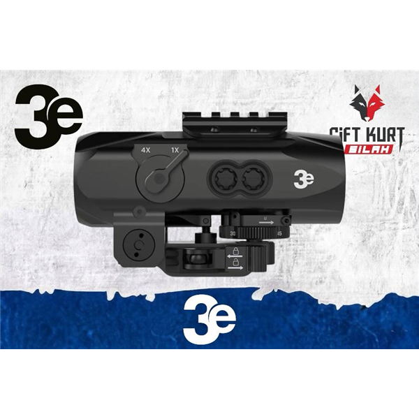 3E AVCI 1x-4x 7.62mm Tüfek Dürbünü | Taktik Optik Nişangah - Çiftkurt Silah