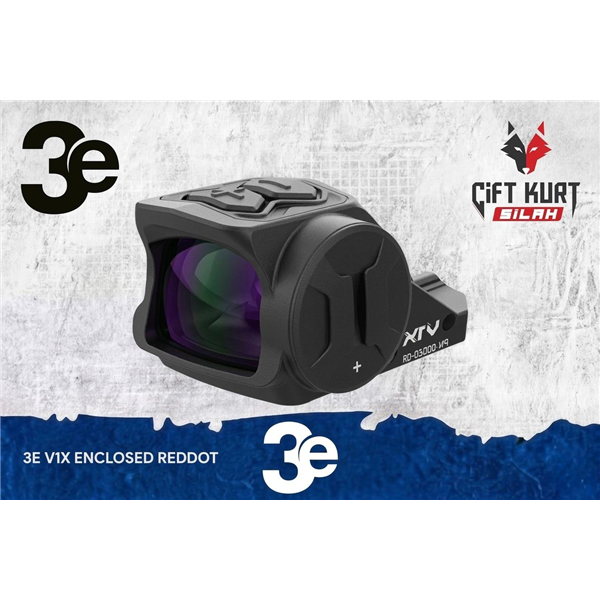3E V1X Enclosed Red Dot (3 MOA & 42 MOA) | Çiftkurt Silah
